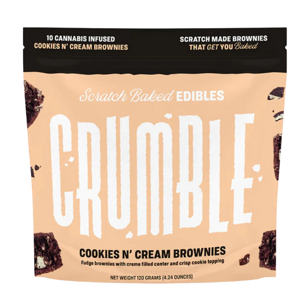 Crumble Edibles 10pk / 10mg D9 / Cookies N' Cream